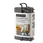 Tappetino scolapiatti con griglia in microfibra 9 posti - 24873