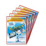 Tasca a L con retro magnetico A4 rosso - 23243