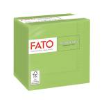 Tovagliolo carta 25 x 25 cm 2 veli verde mela - 23751