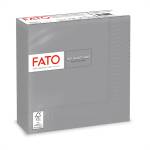 Tovagliolo carta 33 x 33 cm 2 veli grigio - 24029