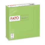 Tovagliolo carta 33 x 33 cm 2 veli verde mela - 23788