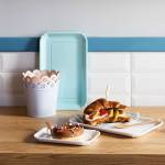 Vassoio bigne 17,5 x 11 cm melamina bianco - 24308