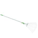Scopa regolabile per erba e foglie metallo - 25081