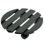 Trolley portavaso in WPC idrorepellente diametro 30 cm - 25102