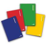 Blocco notes - spiralato sul lato lungo - 1 rigo - 22,3 x 29,7 cm - 80 gr - 140 fogli - conf. 3 pezzi - BM - 0112761 - 8008234127618 - DMwebShop