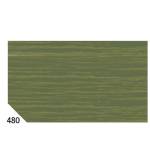 Carta crespa 50 x 250 cm 48 gr m2 verde oliva 480 confezione 10 rotoli - 11196