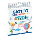 Pennarelli Turbo Advanced punta 2,8 mm colori assortiti astuccio 12 pezzi - 11033