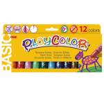 Tempera solida in stick Playcolor 10gr colori assortiti astuccio 12 stick - 10392