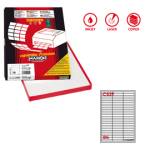 Etichette adesive C 537 in carta permanenti 67 x 10 mm 100 fogli bianco - 12565