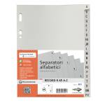 Separatore alfabetico A-Z Record R - PPL - 15 x 21 cm - A5 - grigio - Sei Rota - 581500 - 8004972270029 - DMwebShop