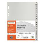 Separatore alfabetico A-Z Record R - PPL - 21 x 29,7 cm - A4 - grigio - Sei Rota - 581401 - 8006779056509 - DMwebShop