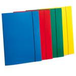 Cartellina con elastico - PPL - 3 lembi - 25,5 x 35,5 cm - giallo - conf. 10 pezzi - Fellowes - U110-GI - 8015687007350 - DMwebShop
