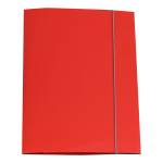 Cartellina con elastico - cartone plastificato - 3 lembi - 25 x 34 cm - rosso - conf. 10 pezzi - Cart. Garda - CG0032LBXXXAE02 - 8001182005359 - DMwebShop