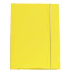 Cartellina con elastico - cartone plastificato - 3 lembi - 25 x 34 cm - giallo - conf. 10 pezzi - Cart. Garda - CG0032LBXXXAE04 - 8001182007117 - DMwebShop
