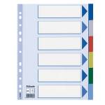 Separatore - 6 tasti colorati - PPL - A4 - multicolore - Esselte - 15260 - 5902812152609 - DMwebShop