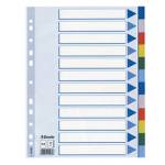 Separatore - 12 tasti colorati - PPL - A4 - multicolore - Esselte - 15262 - 5902812152623 - DMwebShop