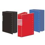 Cartella progetto Monocromo - con elastico - dorso 7 cm - colori assortiti - conf. 3 pezzi - Pigna - 0210824D7 - 8005235021747 - DMwebShop