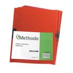 Cartellina con molla Spring File PPL 22 x 31 cm dorso 5 mm rosso - 4753