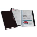 Portabiglietti da visita Office Suites 120 tasche con custodia 11,4x19,2 cm nero - 7414