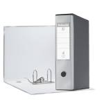 Registratore Eurofile G55 dorso 8 cm protocollo 23 x 33 cm grigio metallizzato - 5449