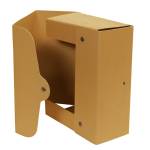 Scatola progetto dorso 12 cm 25 x 35 cm cartone FSC avana - 3938