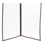 PortaMenu Crystal BR2 doppio per 4 fogli A4 set 3 pezzi - 13581