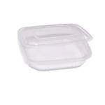 Contenitori in PP con coperchio incernierato 21,5 x 21,5 x 3,4 cm pack 50 pezzi - 25419