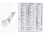 Buste forate per scontrini fiscali 6 spazi - 25,2 x 30,7 cm - trasparente - conf. 10 pezzi - Favorit - 100460079 - 8006779002759 - DMwebShop