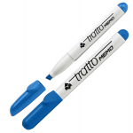 Pennarello a secco Memo per lavagne cancellabili - blu - punta a scalpello - 6,5 mm - conf. 12 pezzi - Tratto - 852001 - 8000825852015 - DMwebShop
