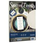 Carta metallizzata Special Events - A4 - 120 gr - crema - conf. 20 fogli - Favini - A69Q154 - 8007057617245 - DMwebShop
