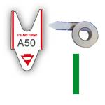 Rotolo da 2000 ticket per elimina code - verde - conf. 5 rotoli - Printex - TR/ROLL/VER - 8032618974192 - DMwebShop