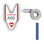 Rotolo da 2000 ticket per elimina code - blu - conf. 5 rotoli - Printex - TR/ROLL/BLU - 8032618974185 - DMwebShop