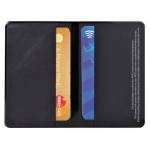 Portadocumenti RFID Hidentity Doppio per bancomat carta di credito PVC nero - 16912