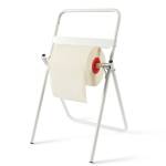 Porta bobina industriale da terra 40 x 44 x 80 cm metallo verniciato bianco - 0464G - 8000957046474 - DMwebShop
