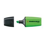 Evidenziatore Boss Mini - punta a scalpello - tratto 2 - 5 mm - verde 33 - conf. 10 pezzi - Stabilo - 07/33 - 42117650 - DMwebShop