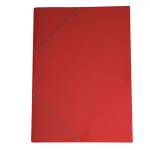 Cartella con elastico angolare 70 x 100 cm dorso variabile rosso cartoncino plastificato - 1033
