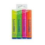 Evidenziatore Video punta a scalpello tratto 1,5mm astuccio 4 colori Tratto - 6293