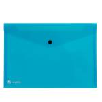 Busta con bottone Pull - 21 x 29,7 cm - azzurro - conf. 5 pezzi - King Mec - 00111316 - 8004389067724 - DMwebShop