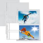 Buste forate Atla F - porta foto 4 spazi - 13 x 18 cm - trasparente - conf. 10 pezzi - Sei Rota - 662502 - 8004972012889 - DMwebShop