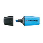 Evidenziatore Boss Mini punta a scalpello tratto 2,5 mm azzurro 31 - 6740