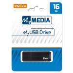 Memoria MyUsb Drive - Nero - 16 Gb - Verbatim - 69261 - 23942692614 - DMwebShop