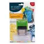 Timbro per tessuti micron Stampy autocomponibile autoinchiostrante 14 x 38 mm - 15099