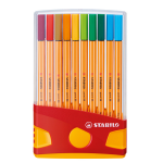Fineliner Point 88 - colori assortiti - conf. color Parade 20 pezzi - Stabilo - 8820-03 - 4006381363976 - DMwebShop