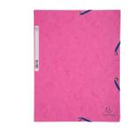 Cartellina con elastico cartoncino lustre 3 lembi 400 gr 24 x 32 cm rosa - 15627