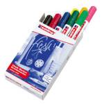 Marcatore a gesso liquido 4095 punta tonda da 2 a 3 mm colori assortiti - 15702
