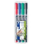 Pennarello Astucci Lumocolor Permanent 313 punta 0,4 mm colori assortiti - 15492