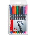 Pennarello OHPen universal permanente 843 punta media 1 mm colori assortiti - 15489