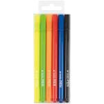 Pennarello fineliner Tratto Pen 0,5 mm colori assortiti busta 6 pennarelli - 15473