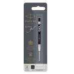 Refill sfera QuinkGel punta media metallo nero - 15507