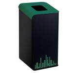 Gettacarte Rubik Evo per raccolta differenziata 80 lt verde - 8239